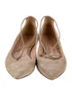 Gianvito Rossi Suede Flats