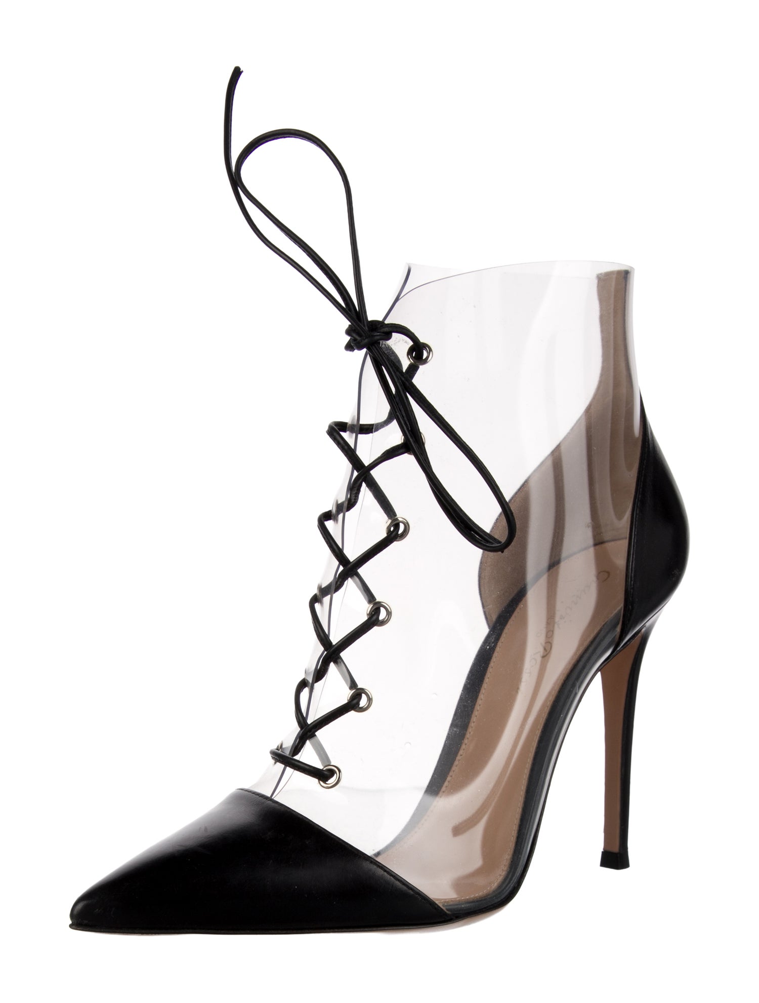 Gianvito Rossi Leather Lace-Up Boots