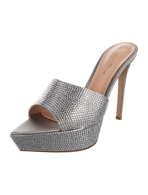 Gianvito Rossi Leather Slides