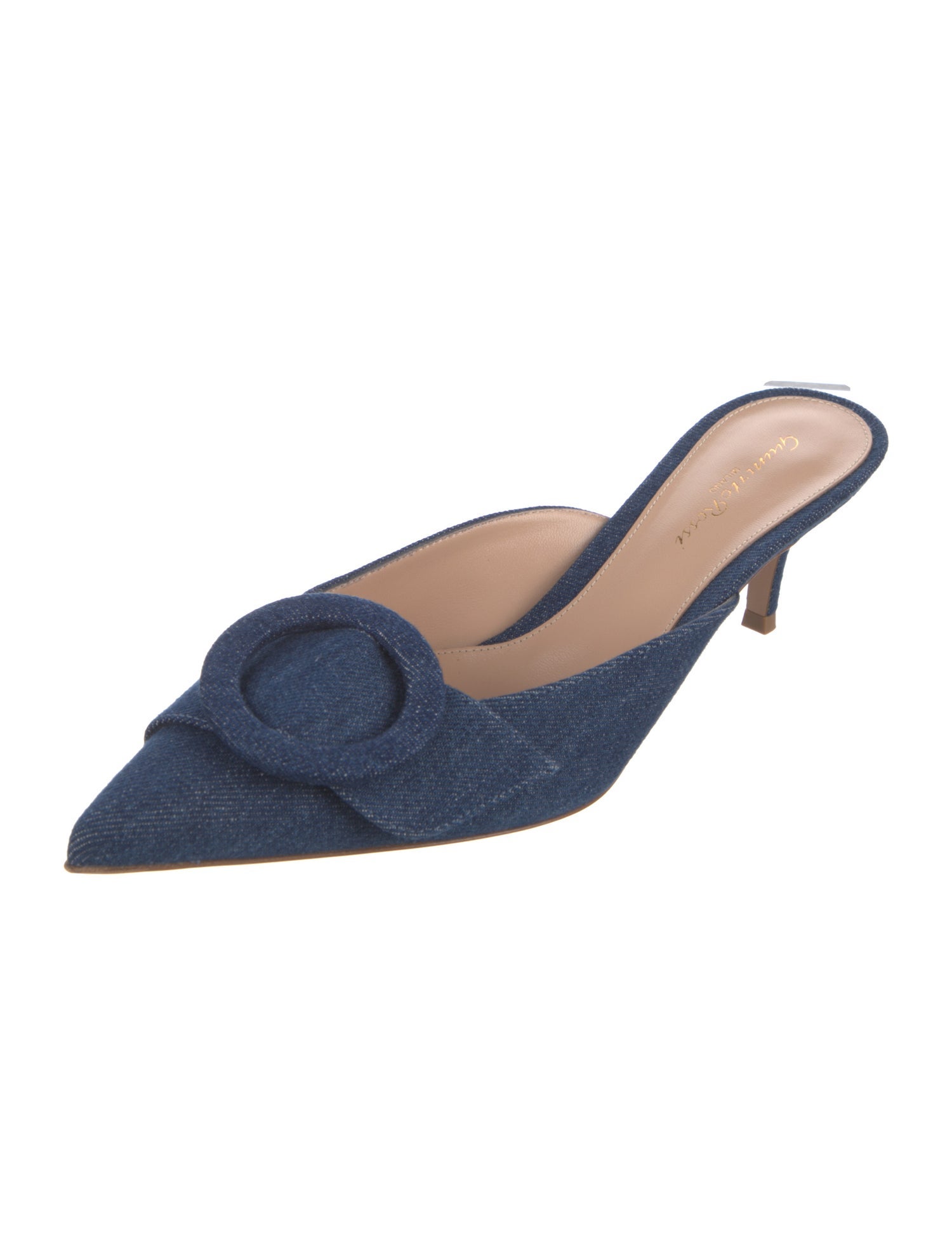 Gianvito Rossi Suede Mules w/ Tags