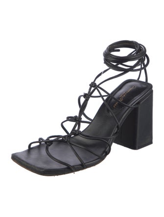 Gianvito Rossi Leather Gladiator Sandals