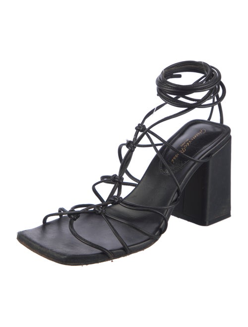 Gianvito Rossi Leather Gladiator Sandals