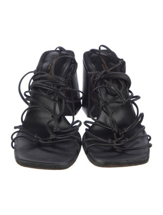 Gianvito Rossi Leather Gladiator Sandals