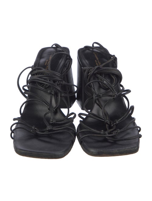 Gianvito Rossi Leather Gladiator Sandals