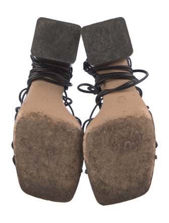 Gianvito Rossi Leather Gladiator Sandals