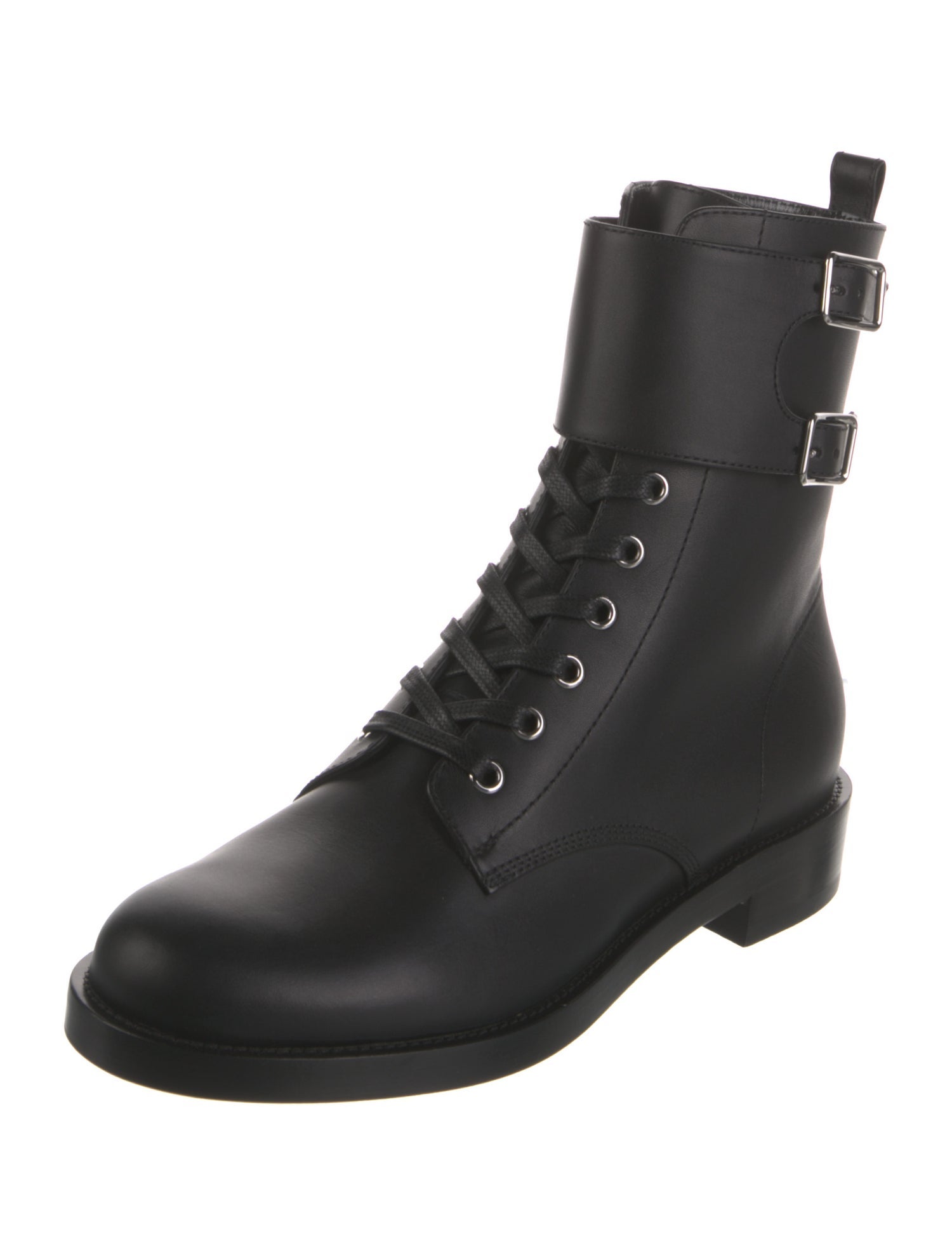 Gianvito Rossi Leather Combat Boots w/ Tags