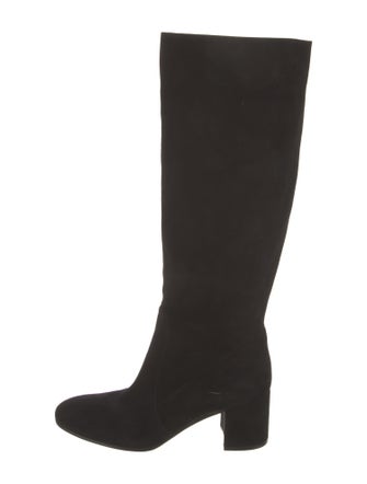 Gianvito Rossi Suede Riding Boots