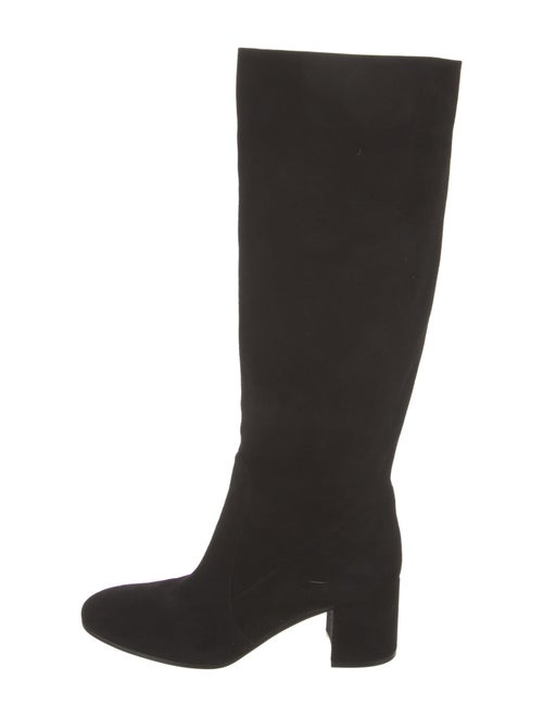 Gianvito Rossi Suede Riding Boots