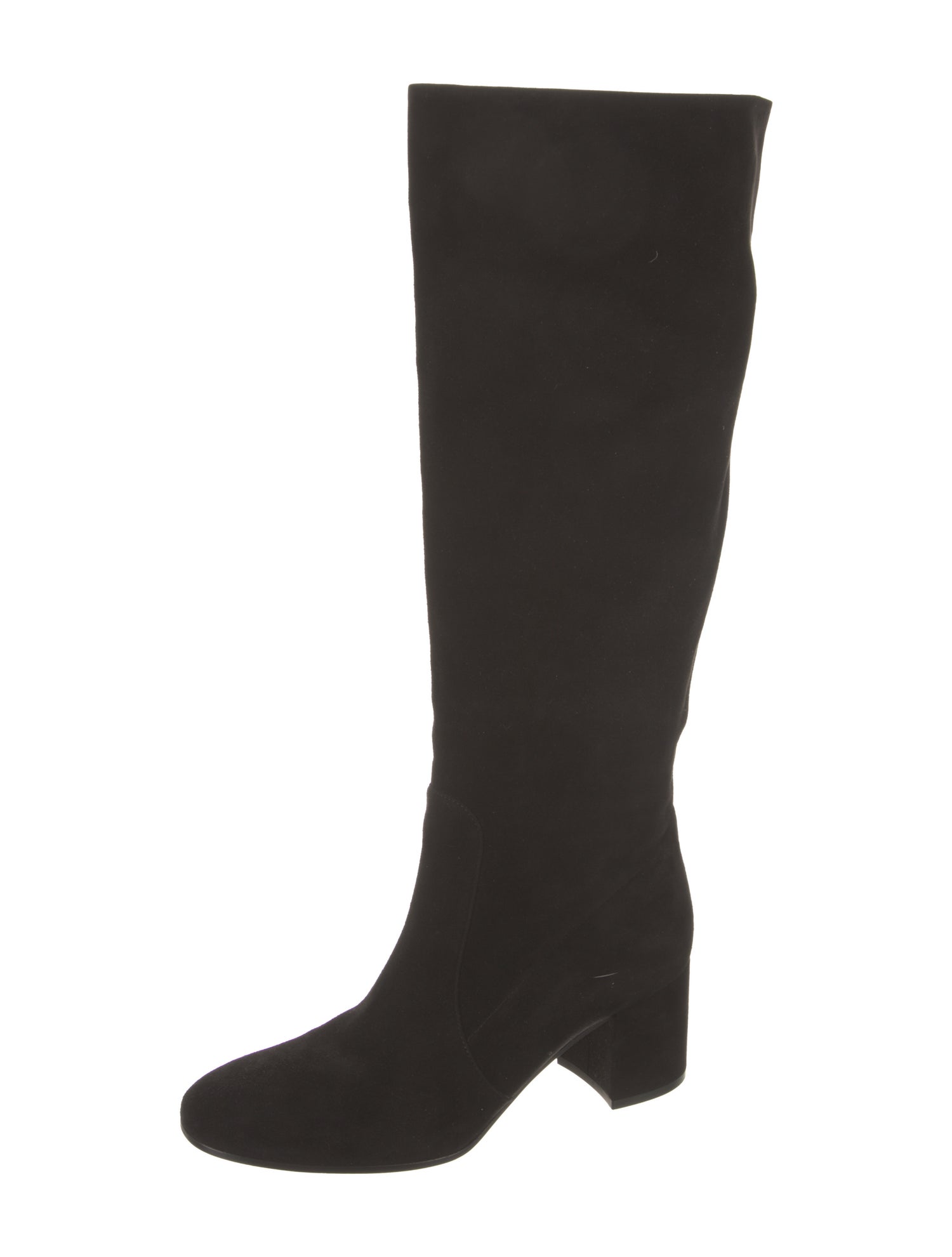 Gianvito Rossi Suede Riding Boots