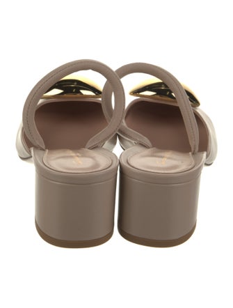 Gianvito Rossi Leather Slingback Pumps