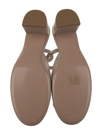 Gianvito Rossi Leather Slingback Pumps