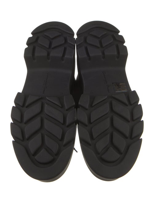 Gianvito Rossi Leather Combat Boots