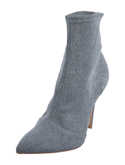Gianvito Rossi Denim Sock Boots