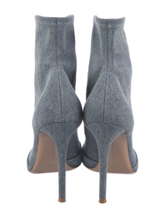Gianvito Rossi Denim Sock Boots