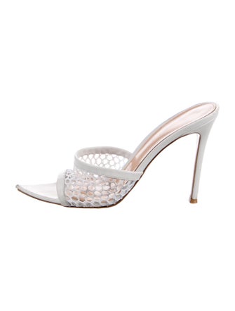 Gianvito Rossi Leather Slides