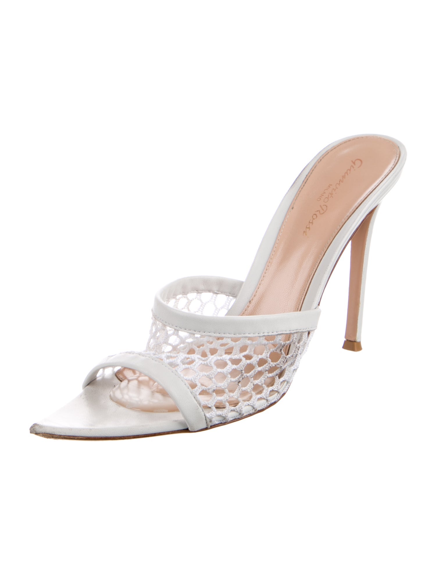 Gianvito Rossi Leather Slides