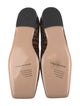 Gianvito Rossi Patent Leather Animal Print Mary Jane Flats