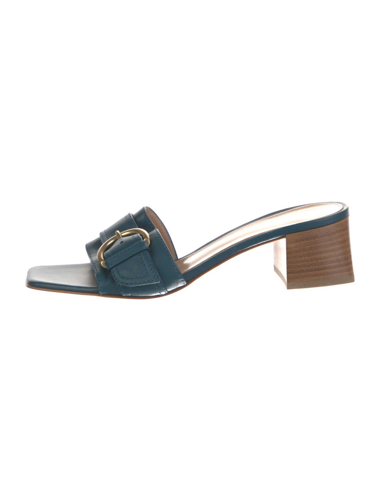Gianvito Rossi Leather Slides