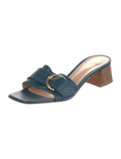 Gianvito Rossi Leather Slides