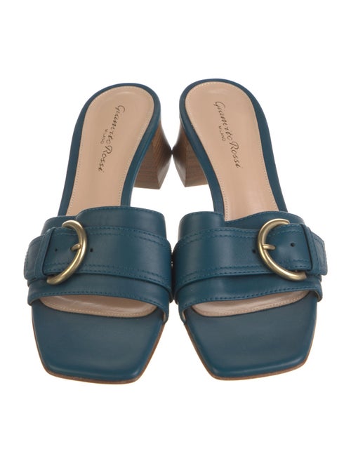 Gianvito Rossi Leather Slides