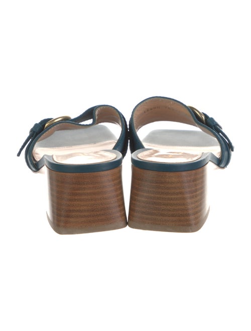 Gianvito Rossi Leather Slides