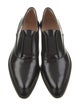 Gianvito Rossi Leather Scalloped Accent Oxfords