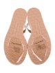 Gianvito Rossi Suede Leather Trim Embellishment Espadrilles