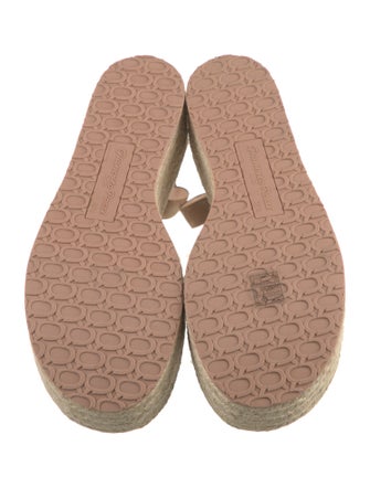 Gianvito Rossi Suede Braided Accents Espadrilles