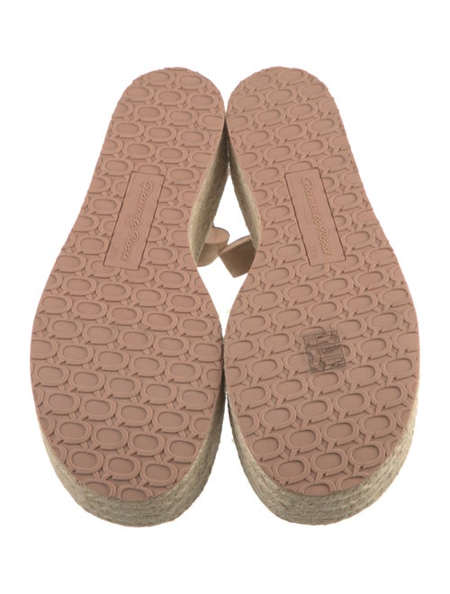 Gianvito Rossi Suede Braided Accents Espadrilles