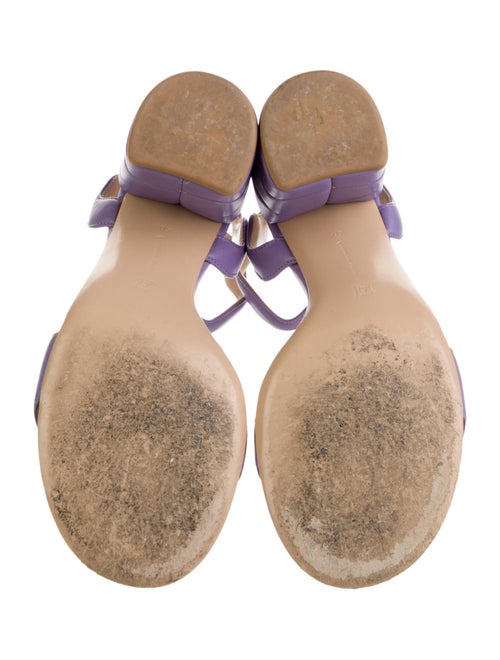 Gianvito Rossi Leather Slingback Sandals