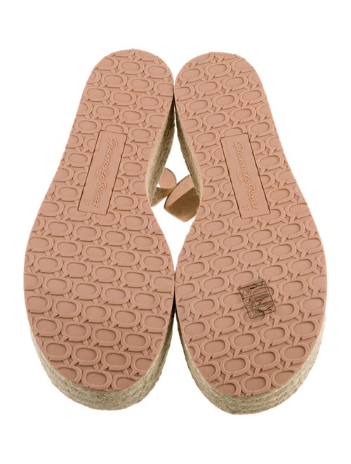 Gianvito Rossi Suede Colorblock Pattern Espadrilles