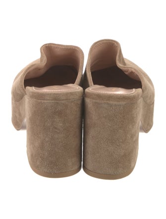 Gianvito Rossi Suede Mules