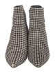 Gianvito Rossi Ponyhair Houndstooth Print Sock Boots