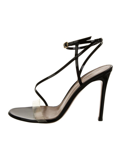 Gianvito Rossi Patent Leather Slingback Sandals