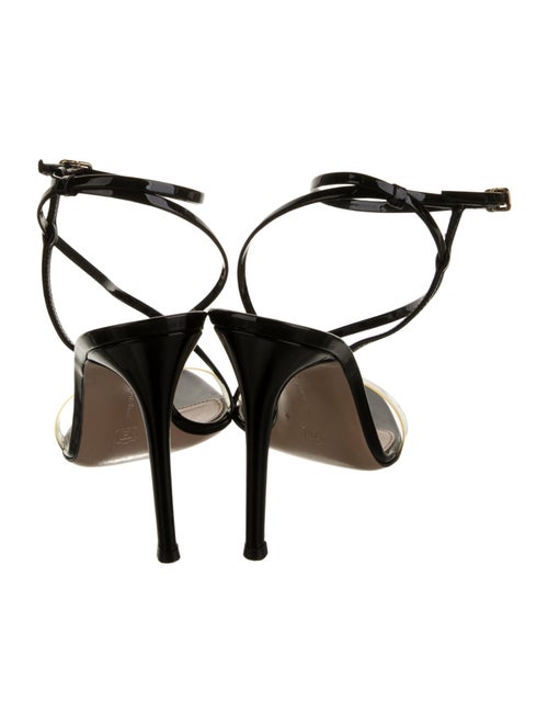 Gianvito Rossi Patent Leather Slingback Sandals
