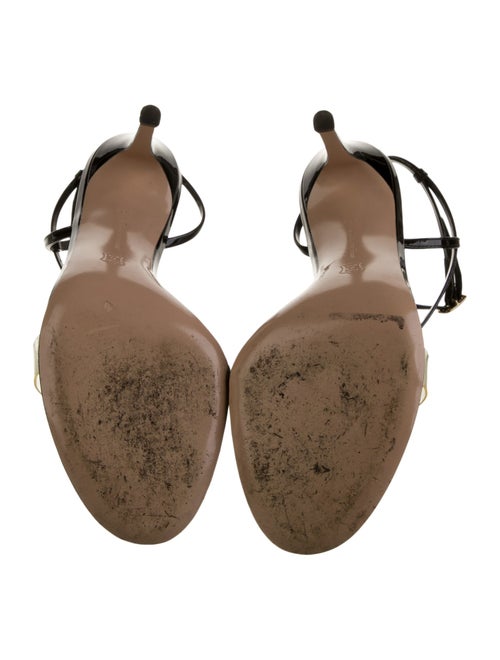 Gianvito Rossi Patent Leather Slingback Sandals