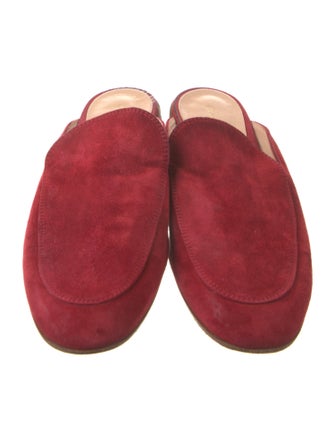 Gianvito Rossi Suede Mules
