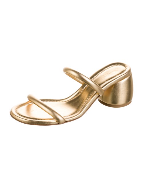 Gianvito Rossi Leather Slides