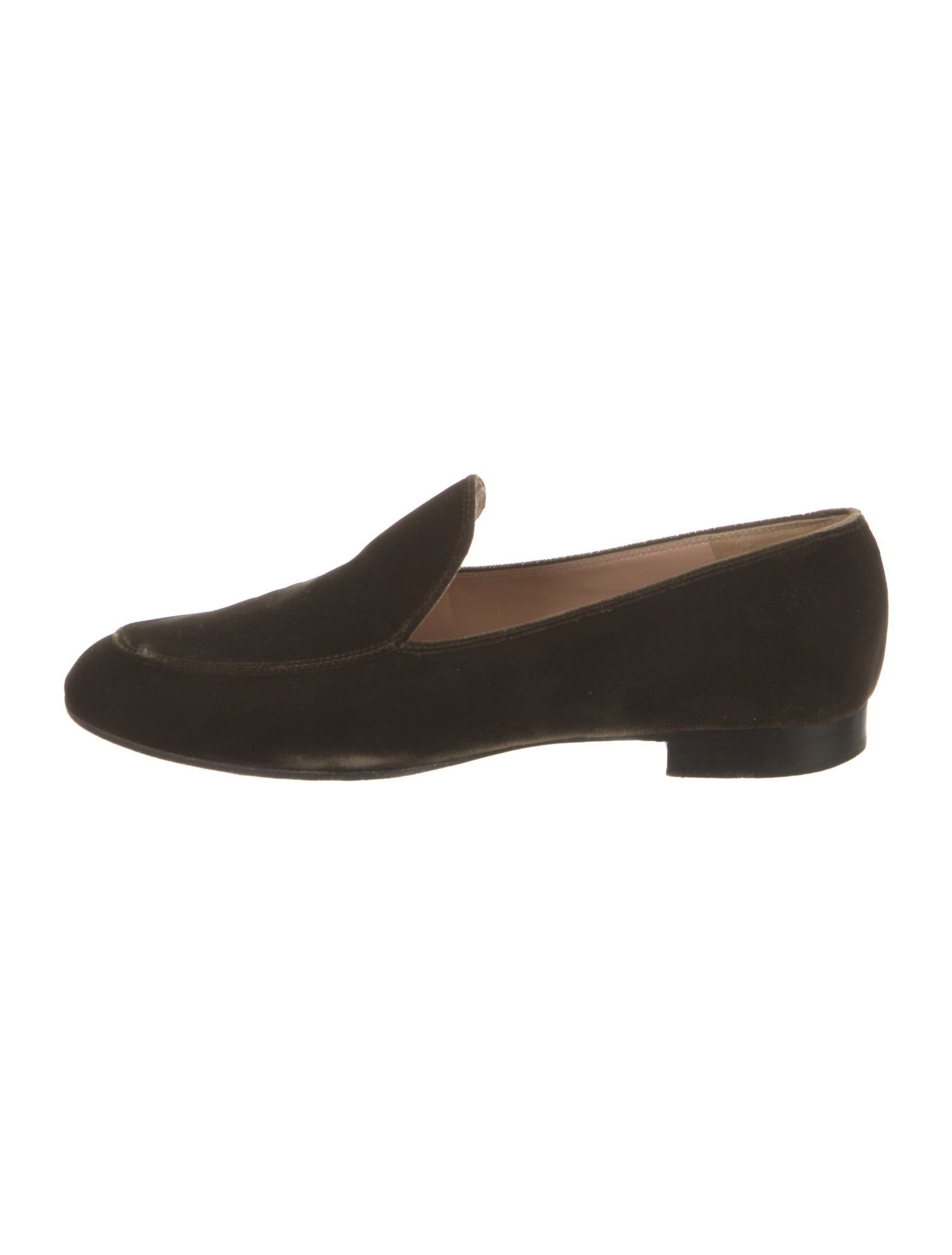 Gianvito Rossi Velvet Loafers