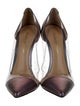 Gianvito Rossi Leather D'Orsay Pumps