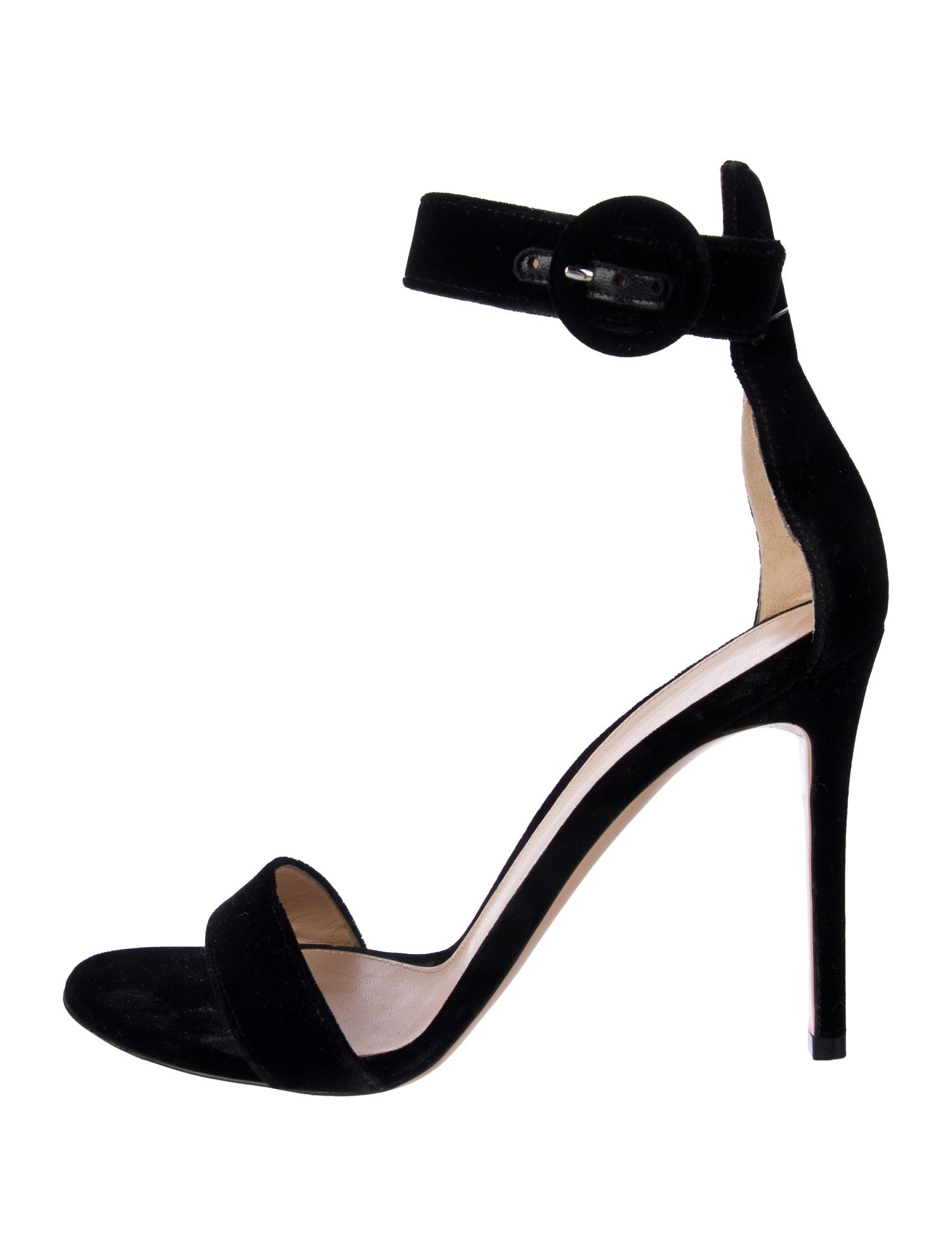Gianvito Rossi Velvet Sandals