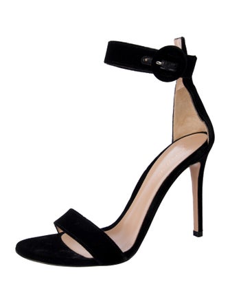 Gianvito Rossi Velvet Sandals