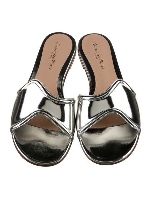 Gianvito Rossi Patent Leather Slides