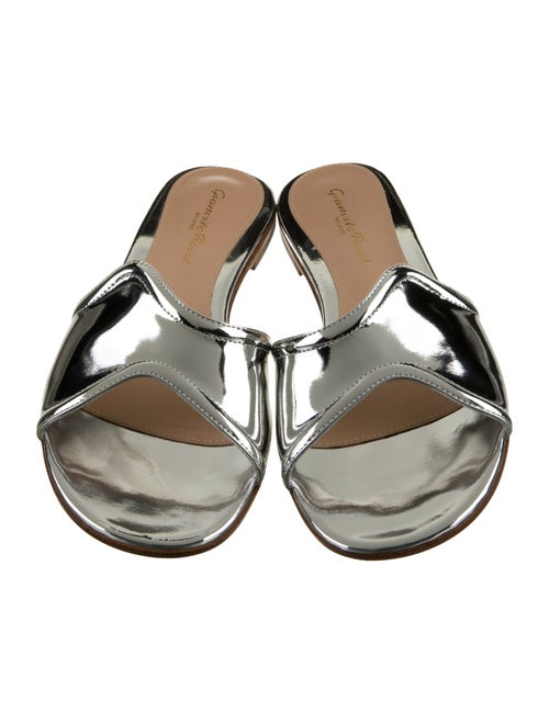 Gianvito Rossi Patent Leather Slides