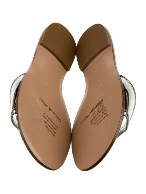 Gianvito Rossi Patent Leather Slides