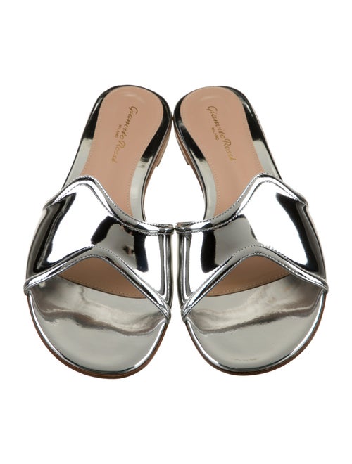 Gianvito Rossi Patent Leather Slides