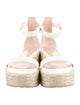 Gianvito Rossi Leather Braided Accents Espadrilles