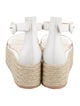 Gianvito Rossi Leather Braided Accents Espadrilles