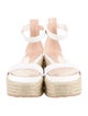 Gianvito Rossi Leather Braided Accents Espadrilles