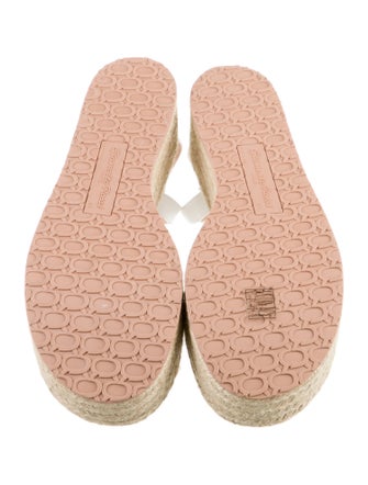 Gianvito Rossi Leather Braided Accents Espadrilles